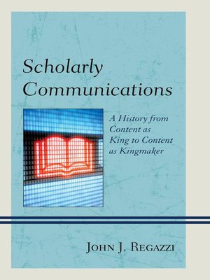 cover image of Scholarly Communications